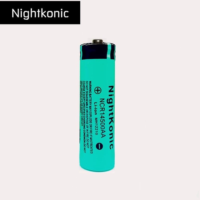 14500 Battery Super High Quality Original New Nightkonic 14500 3.7V Li-ion Rechargeable battery