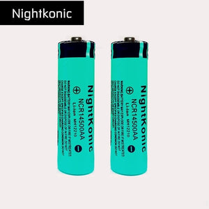 14500 Battery Super High Quality Original New Nightkonic 14500 3.7V Li-ion Rechargeable battery