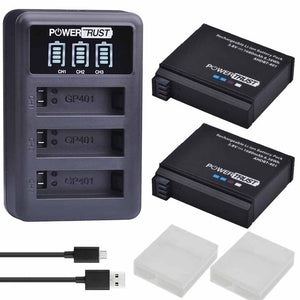 4Pcs 1680mAh AHDBT-401 Battery for Gopro Hero 4 Battery AHDBT401 AHDBT 401 + LED 3-Port USB Charger For GoPro Hero4 HERO4 Camera