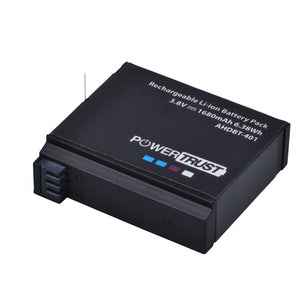 4Pcs 1680mAh AHDBT-401 Battery for Gopro Hero 4 Battery AHDBT401 AHDBT 401 + LED 3-Port USB Charger For GoPro Hero4 HERO4 Camera