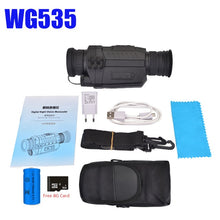 Load image into Gallery viewer, WG540 Infrared Digital Night Vision Monoculars with 8G TF card full dark 5X40 200M range Hunting Monocular Night Vision Optics