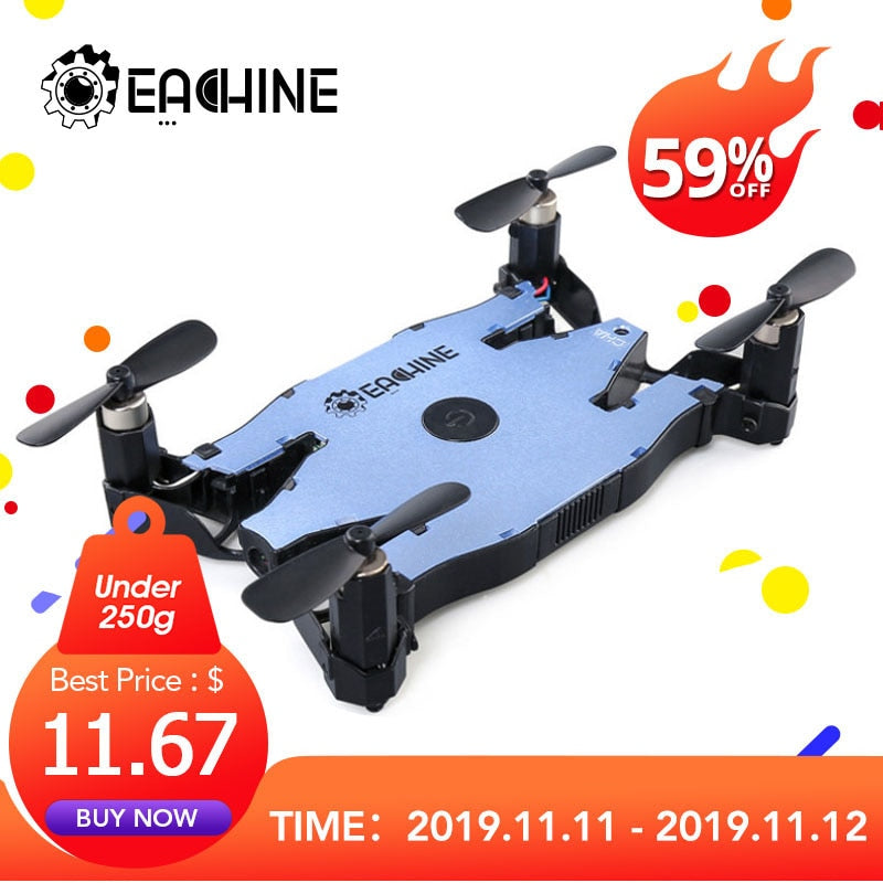 Eachine E57 WiFi FPV Selfie Drone With 720P Camera Auto Foldable Arm Altitude Hold Mini RC Drone Quadcopter RTF VS H49 H37