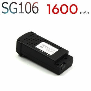 3.7V 1600mAh Lipo Battery For SG106 RC Helicopter Drone Quadcopter Spare Parts 3.7v Rechargeable Battery SG-106 1pcs