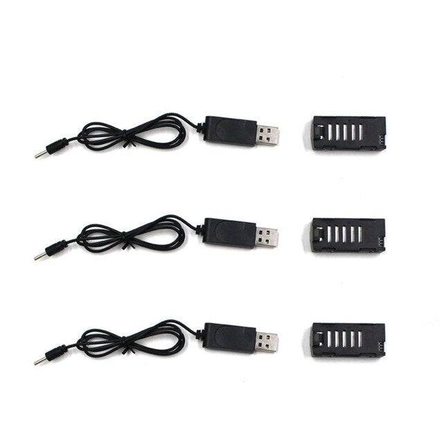 RCTOYCO 3.7V 500mAh 1S Rechargeable Lipo Battery Helicopter Spare Parts Accessories For SG800 DM107S RC Drones