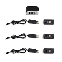 Load image into Gallery viewer, RCTOYCO 3.7V 500mAh 1S Rechargeable Lipo Battery Helicopter Spare Parts Accessories For SG800 DM107S RC Drones
