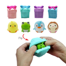 Load image into Gallery viewer, New Fidget Toys Flip Gift Box Cute Pet Pinch Animal Silicone Toy Expression Emotional Silicone Decompression To Adult Kid Toy