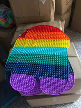 Load image into Gallery viewer, Giant Pops Big Antistress Push  Bubble 10-86cm Fidget Toys Luminous Large Simpl Dimmer Figet Toy Kids Tie Dye Game XXL toy