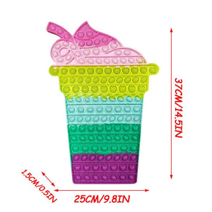 Giant Pops Big Antistress Push  Bubble 10-86cm Fidget Toys Luminous Large Simpl Dimmer Figet Toy Kids Tie Dye Game XXL toy