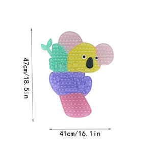 Giant Pops Big Antistress Push  Bubble 10-86cm Fidget Toys Luminous Large Simpl Dimmer Figet Toy Kids Tie Dye Game XXL toy
