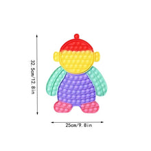 Load image into Gallery viewer, Giant Pops Big Antistress Push  Bubble 10-86cm Fidget Toys Luminous Large Simpl Dimmer Figet Toy Kids Tie Dye Game XXL toy