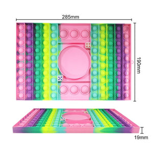 Giant Pops Big Antistress Push  Bubble 10-86cm Fidget Toys Luminous Large Simpl Dimmer Figet Toy Kids Tie Dye Game XXL toy