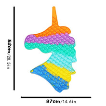 Load image into Gallery viewer, Giant Pops Big Antistress Push  Bubble 10-86cm Fidget Toys Luminous Large Simpl Dimmer Figet Toy Kids Tie Dye Game XXL toy