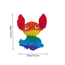 Load image into Gallery viewer, Giant Pops Big Antistress Push  Bubble 10-86cm Fidget Toys Luminous Large Simpl Dimmer Figet Toy Kids Tie Dye Game XXL toy