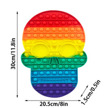 Load image into Gallery viewer, Giant Pops Big Antistress Push  Bubble 10-86cm Fidget Toys Luminous Large Simpl Dimmer Figet Toy Kids Tie Dye Game XXL toy