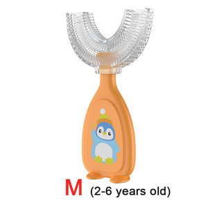 2-12Y Baby Toothbrush Children Teeth Oral Care Cleaning Brush Soft Food Grade Silicone Teethers Baby Toothbrush Newborn Items