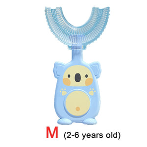 2-12Y Baby Toothbrush Children Teeth Oral Care Cleaning Brush Soft Food Grade Silicone Teethers Baby Toothbrush Newborn Items