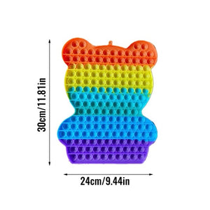 Giant Pops Big Antistress Push  Bubble 10-86cm Fidget Toys Luminous Large Simpl Dimmer Figet Toy Kids Tie Dye Game XXL toy