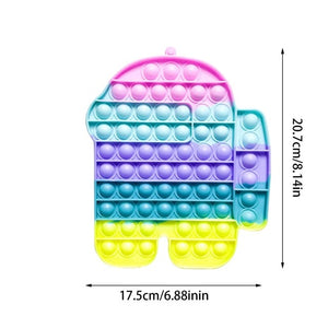 Giant Pops Big Antistress Push  Bubble 10-86cm Fidget Toys Luminous Large Simpl Dimmer Figet Toy Kids Tie Dye Game XXL toy