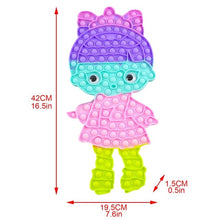 Load image into Gallery viewer, Giant Pops Big Antistress Push  Bubble 10-86cm Fidget Toys Luminous Large Simpl Dimmer Figet Toy Kids Tie Dye Game XXL toy