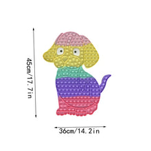 Load image into Gallery viewer, Giant Pops Big Antistress Push  Bubble 10-86cm Fidget Toys Luminous Large Simpl Dimmer Figet Toy Kids Tie Dye Game XXL toy