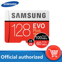 Load image into Gallery viewer, SAMSUNG Micro SD Card  EVO Plus Flash Memory Card 128GB 64GB 256GB 512GB 32GB 8GB Class 10 UHS-I High Speed Microsd TF Card