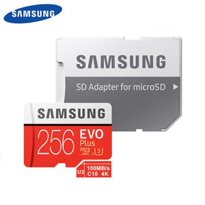 SAMSUNG Micro SD Card  EVO Plus Flash Memory Card 128GB 64GB 256GB 512GB 32GB 8GB Class 10 UHS-I High Speed Microsd TF Card
