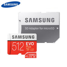 Load image into Gallery viewer, SAMSUNG Micro SD Card  EVO Plus Flash Memory Card 128GB 64GB 256GB 512GB 32GB 8GB Class 10 UHS-I High Speed Microsd TF Card