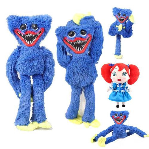 ZK20 Hot 40cm Huggy Wuggy Plush Toy Poppy Playtime Game Plush Toy Stuffed Soft Animals Toys Cute Cartoon Game Dolls Kids Gifts