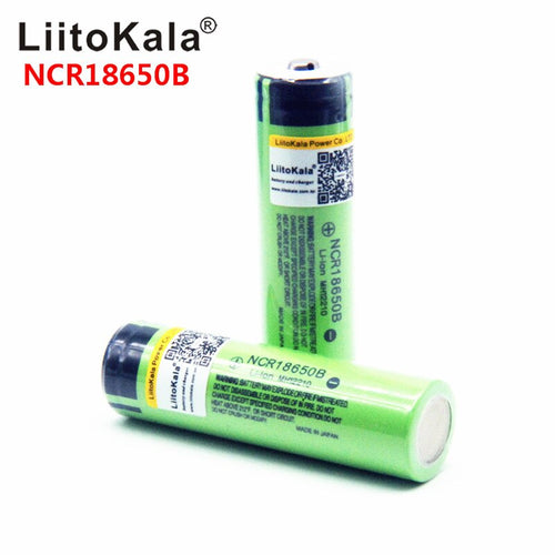 2019 liitokala 100% New Original NCR18650B 3.7 v 3400 mah 18650 Lithium Rechargeable Battery For Flashlight batteries (NO PCB)